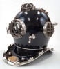 AL5255 - Aluminum Divers Helmet, Black Mk. Five